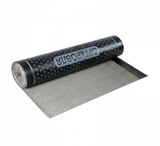 Битумна хидроизолационна мембрана със сива посипка.png